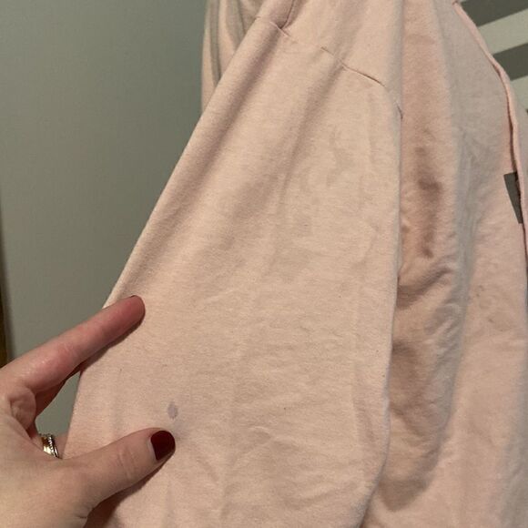 Star Wars x Her Universe Pink May The Force Be With You Cowl Neck Hoodie Sz M - Picture 7 of 10